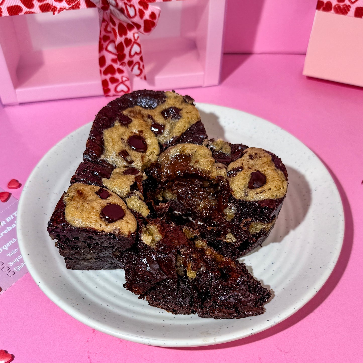 Nutella heart brookie (350 g)
