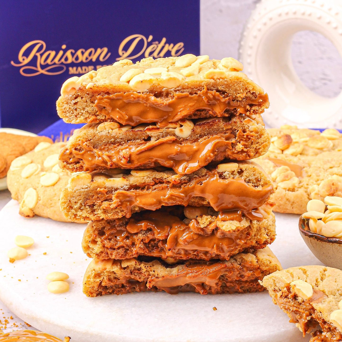 2 lotus biscoff gooey mega cookies