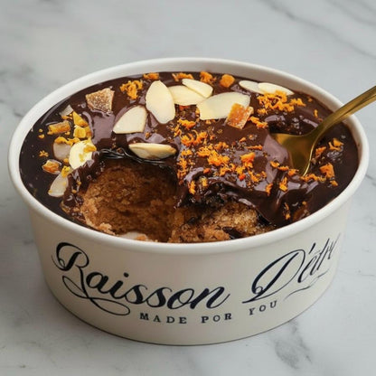 Valencia orange chocolate tiffin cake