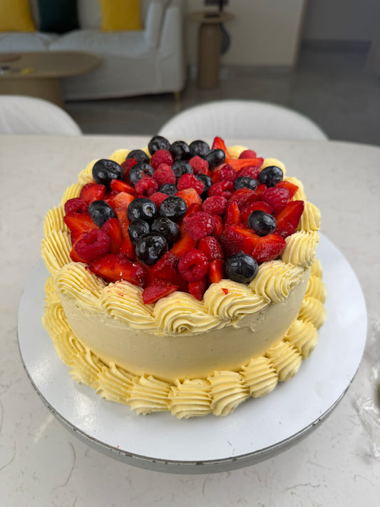 Mixed berries tall layer shortcake
