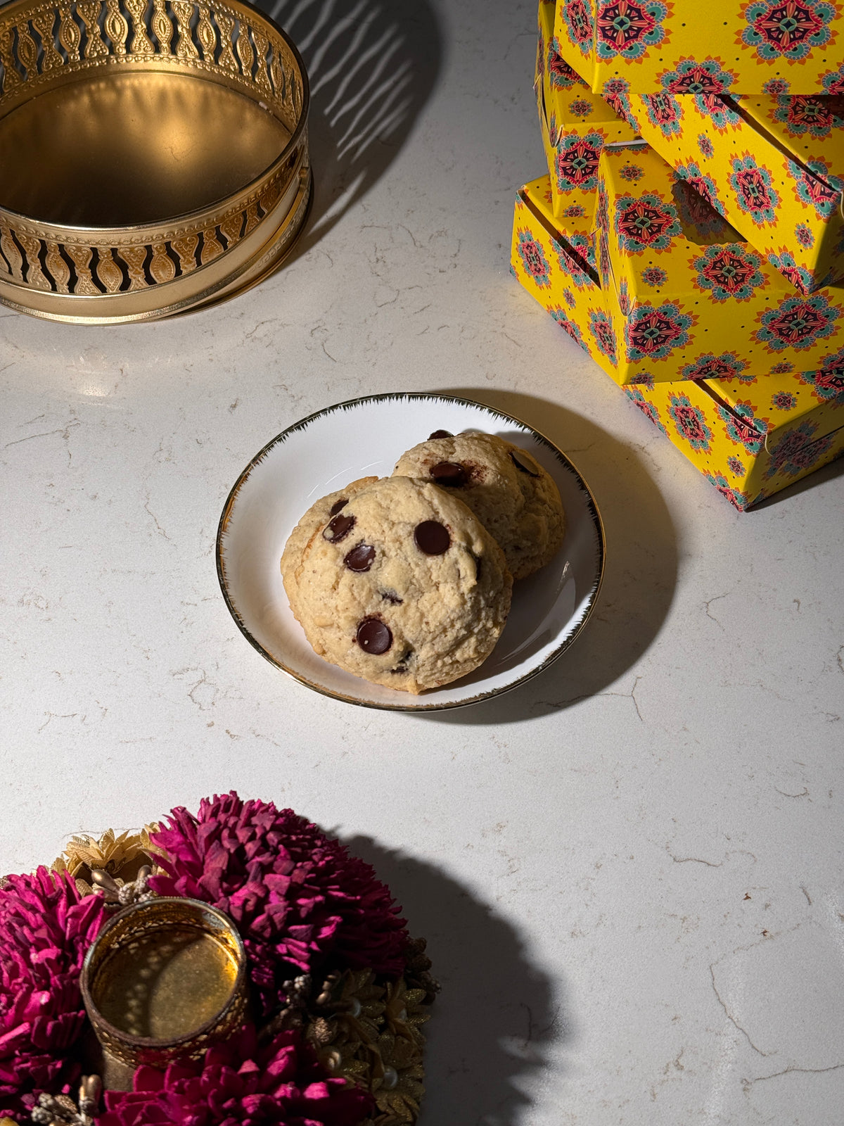 Chocolate chip protein cookies (box of 6/180gm) (Not in Diwali packaging)