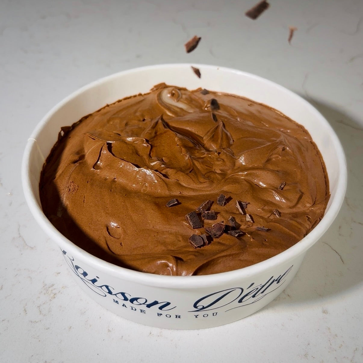 Belgian chocolate mousse (250 g)