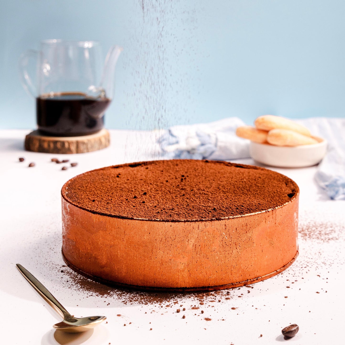 Tiramisu tiffin cake