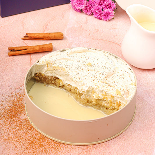 Vanilla tres leches tiffin cake