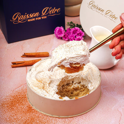 Vanilla tres leches tiffin cake